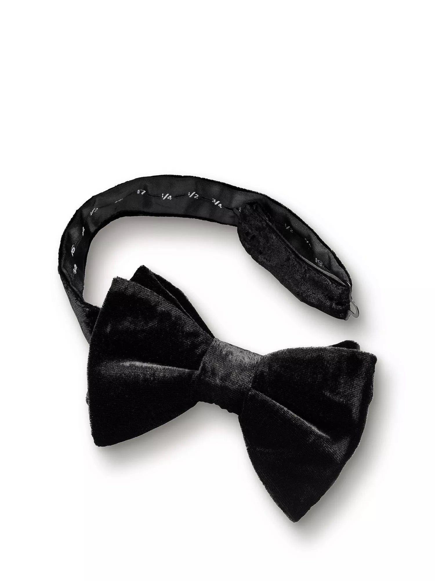 Charles Tyrwhitt black velvet bow tie, imported from the UK