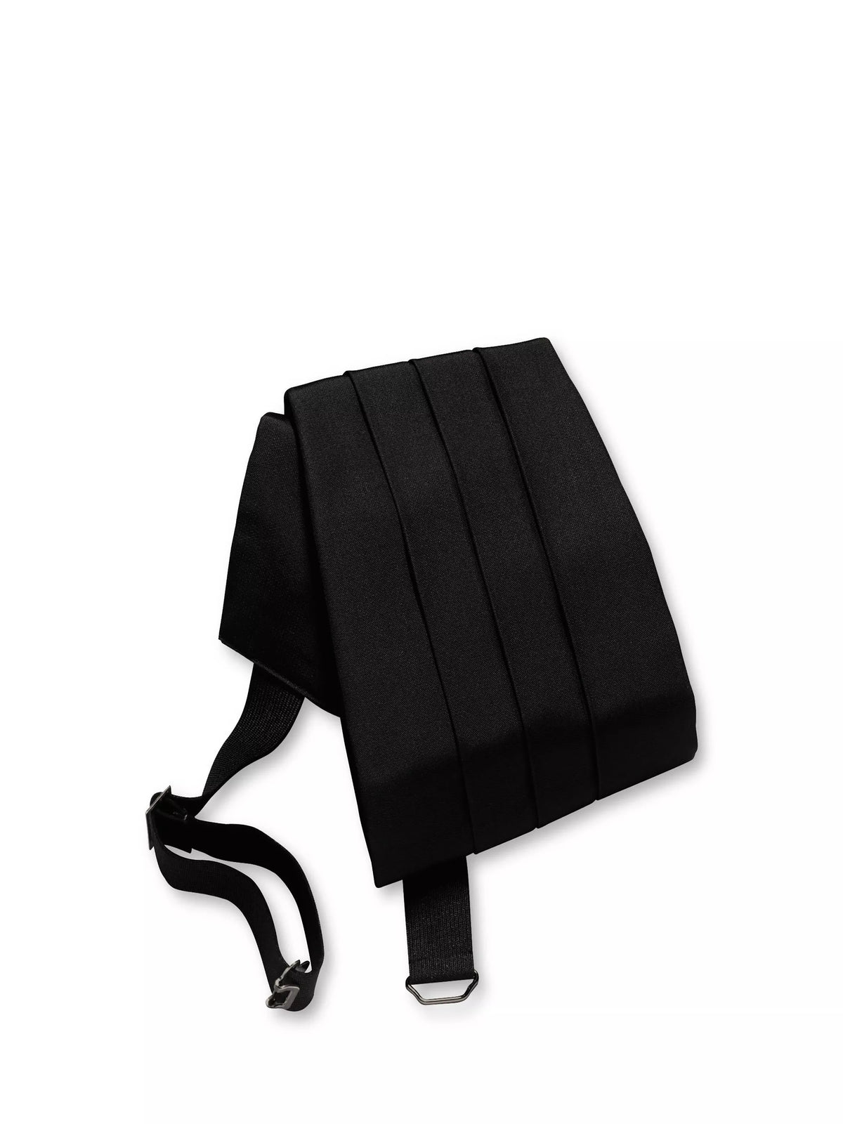 Charles Tyrwhitt pure silk cummerbund black - British product