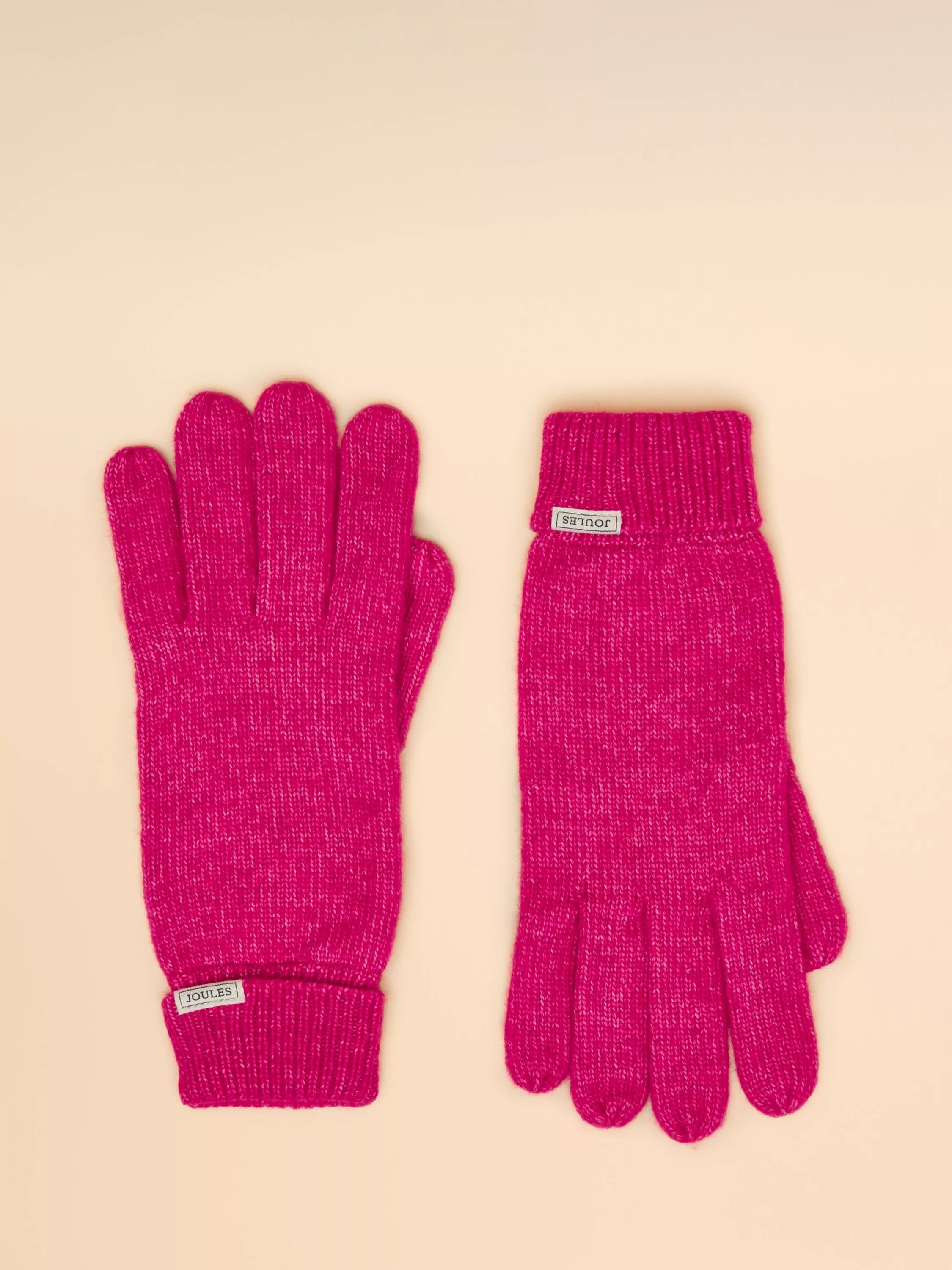 Joules Knitted Polyester Blend Gloves