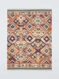 John Lewis Amina Kelim abstract rug in Multi, 180x120cm, imported from the UK