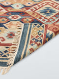 John Lewis Amina Kelim abstract rug in Multi, 180x120cm, imported from the UK