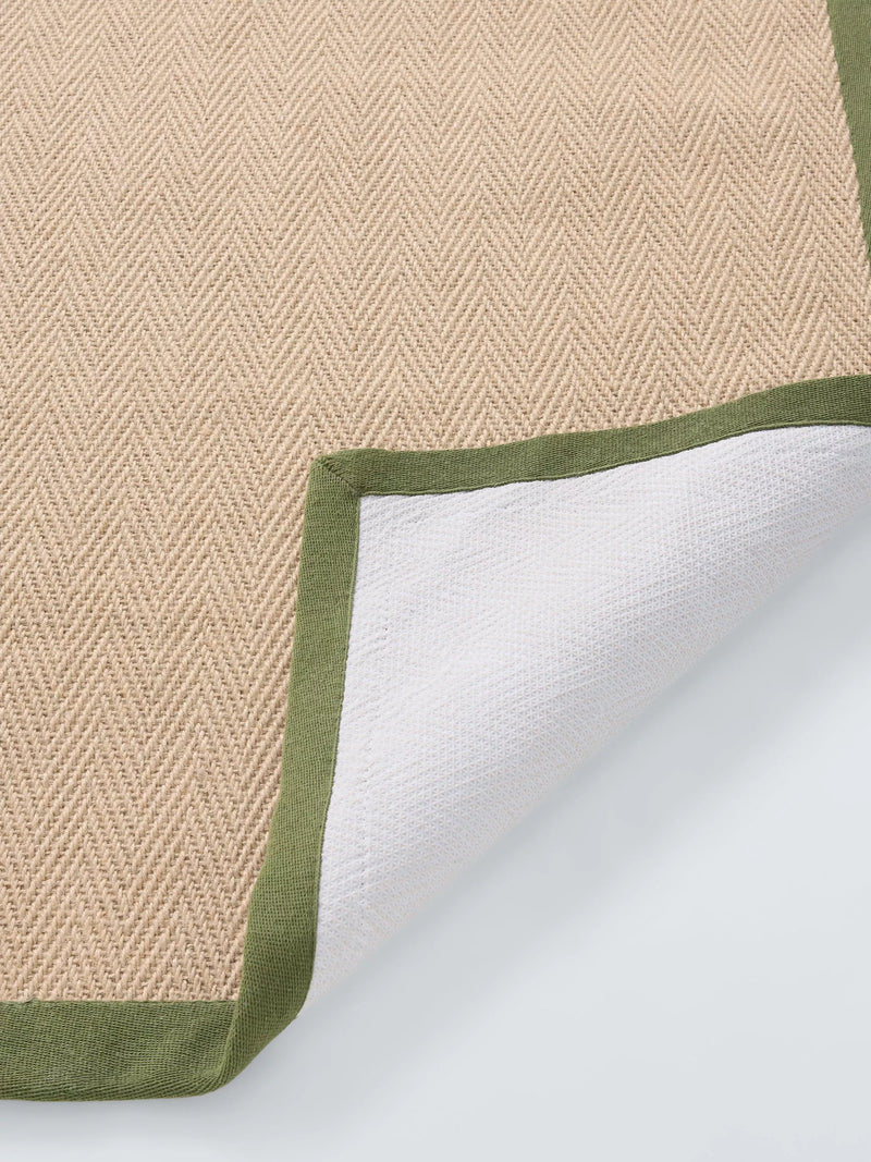 John Lewis herringbone pure jute rug 180x120cm, UK version