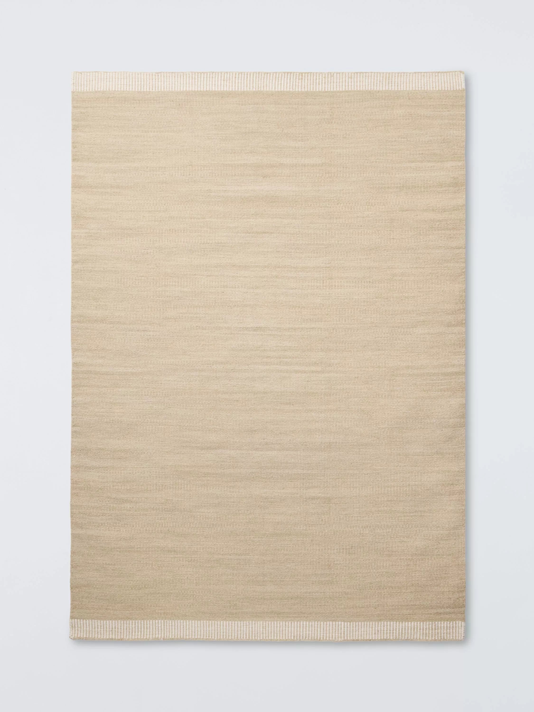 John Lewis Flatwoven Border Hand Woven Wool Rich Runner Rug