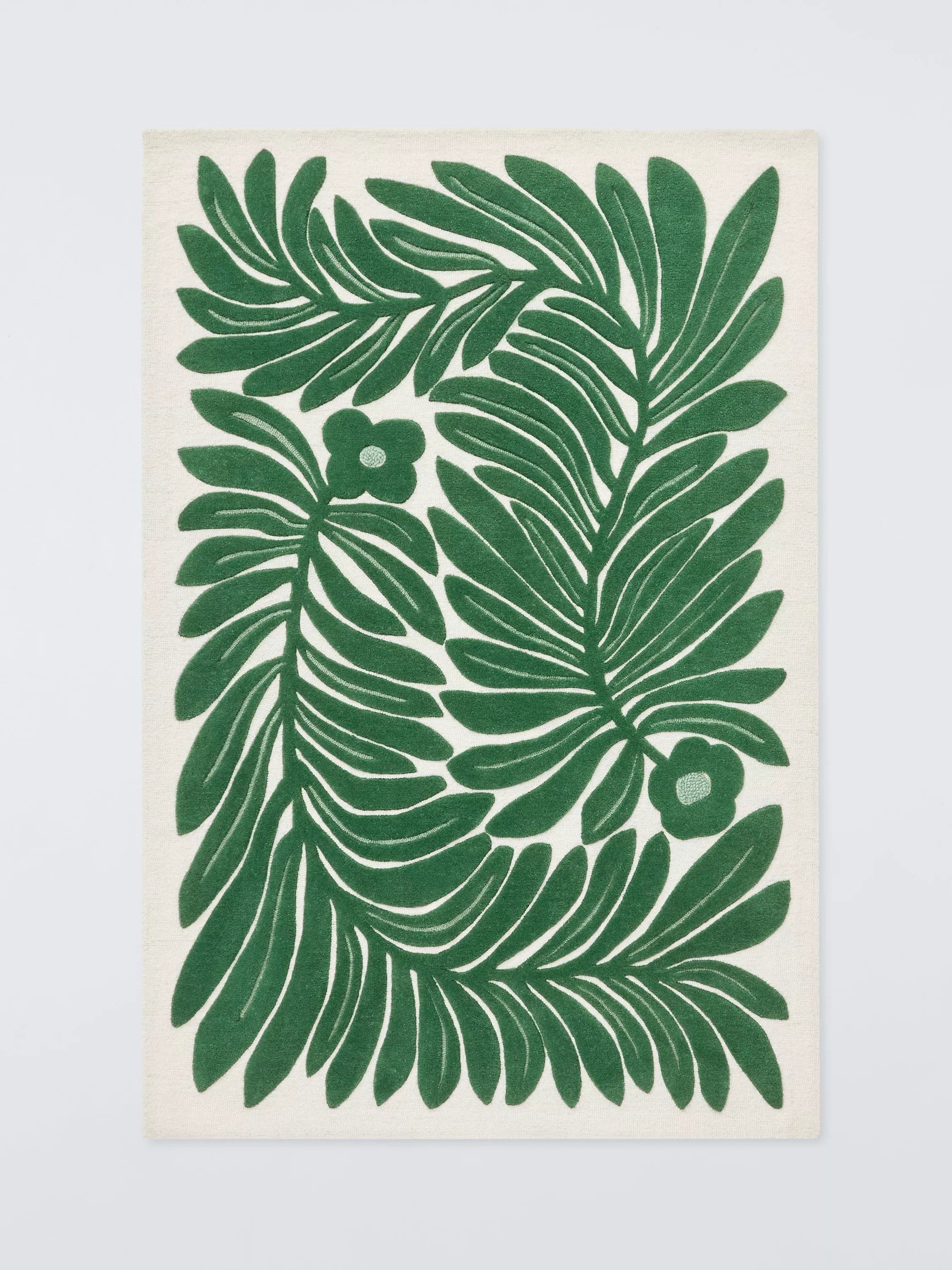 John Lewis Zinnia Floral hand tufted wool rug 120x180cm, imported from the UK