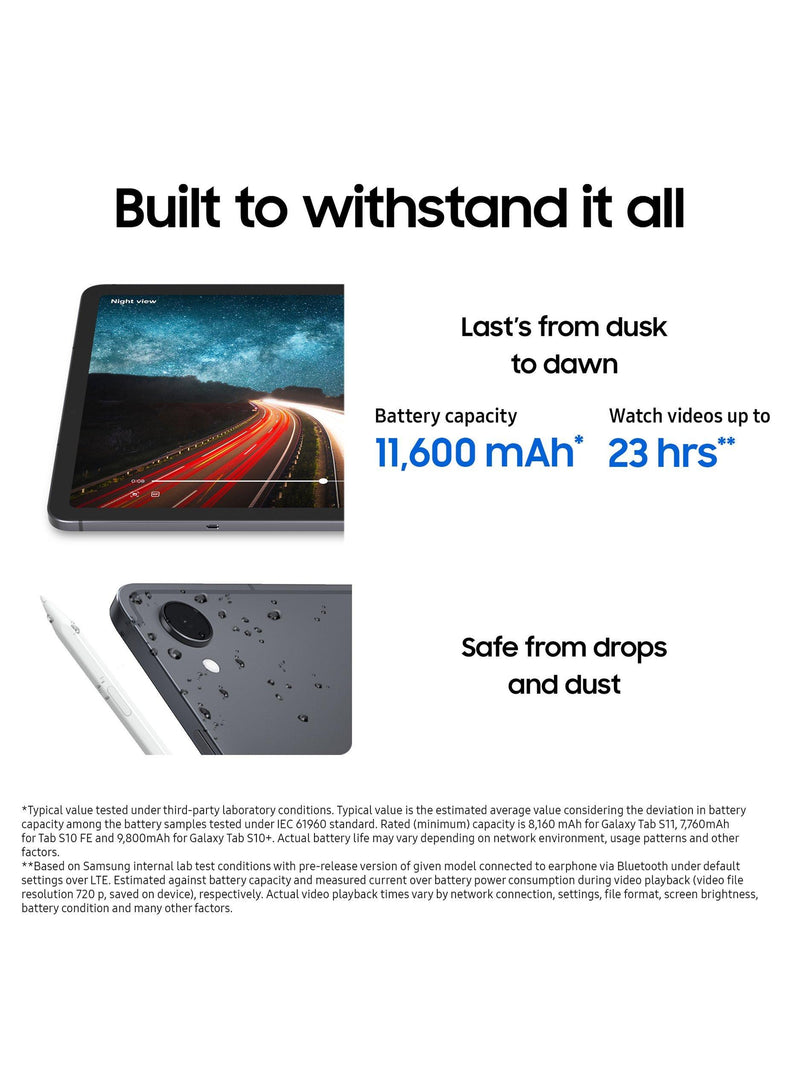 Samsung Galaxy Tab S11 11-inch tablet with S Pen, UK version
