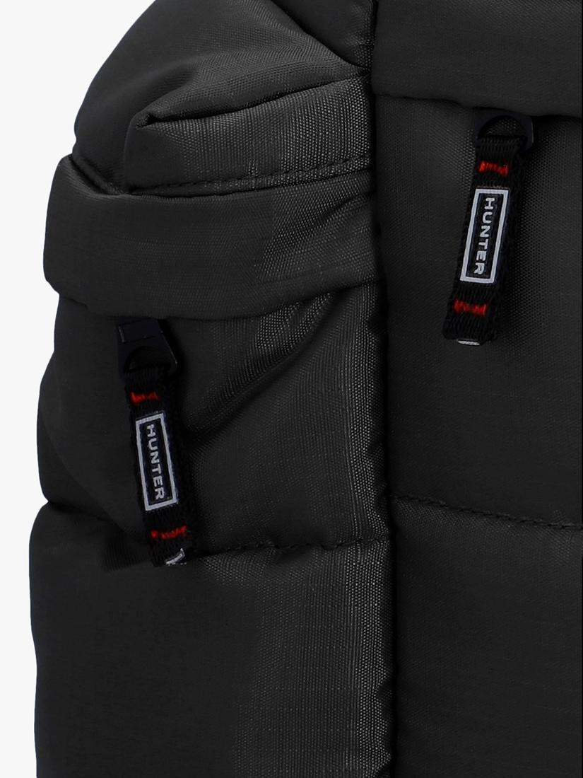 Hunter Croy Puffer Ripstop backpack black, imported from the UK