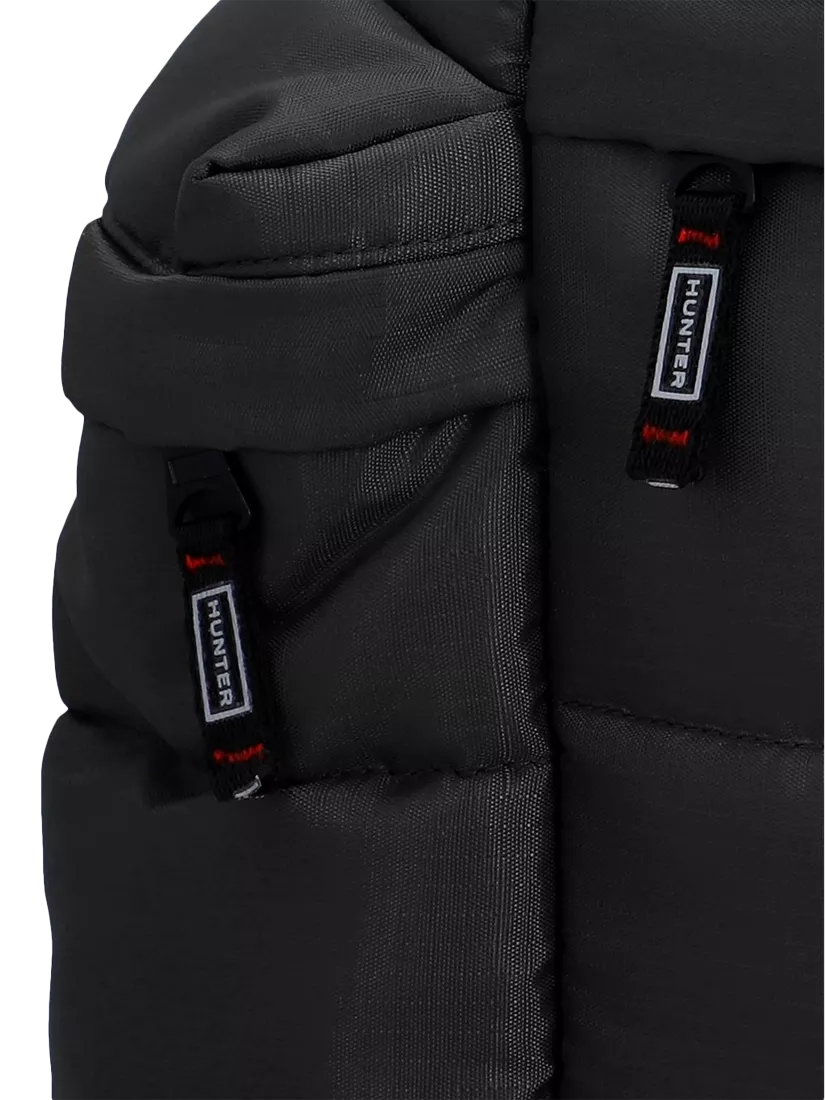 Hunter Croy Puffer Ripstop backpack black, imported from the UK