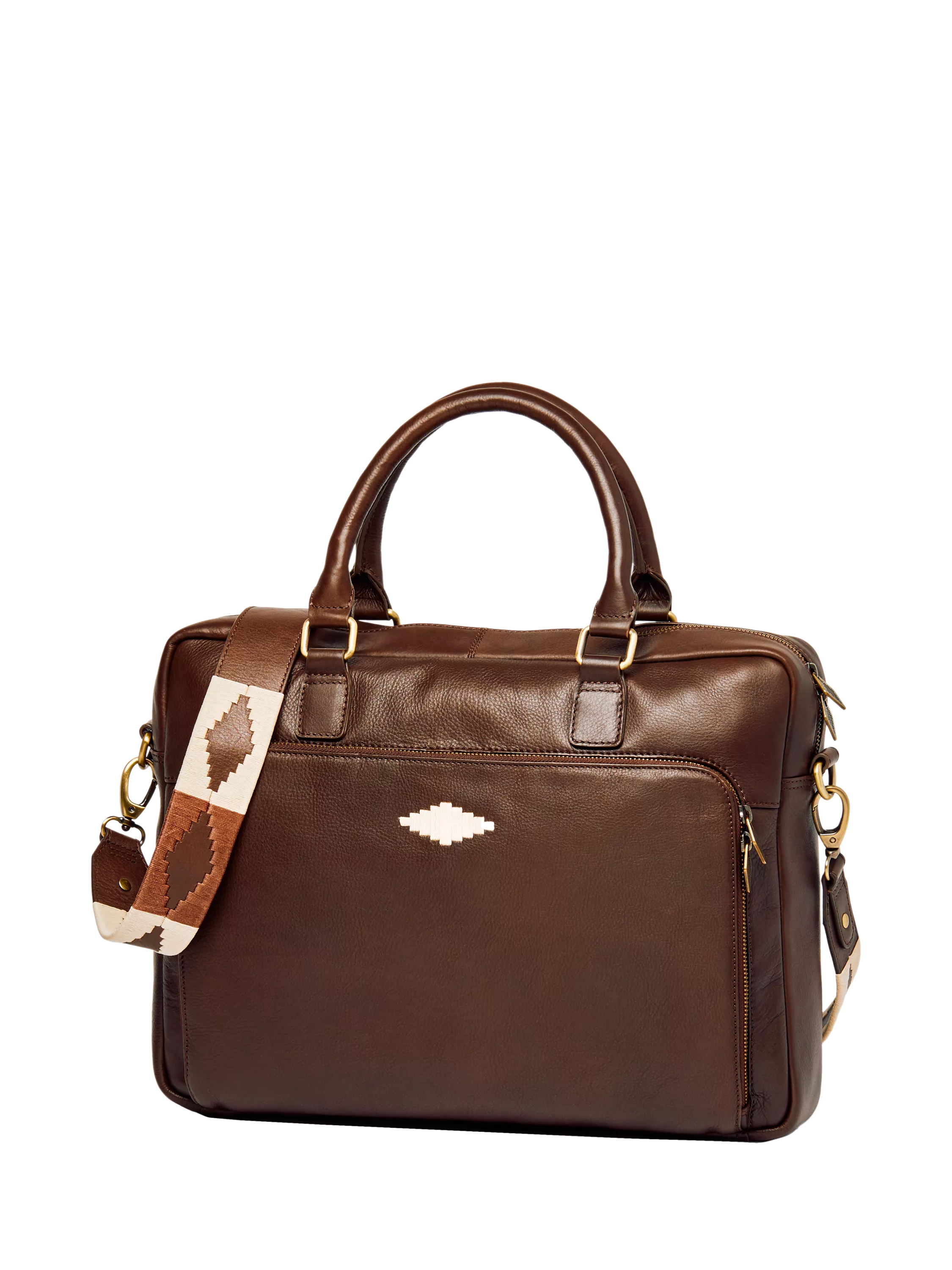 Pampeano Mensajero leather briefcase, UK version
