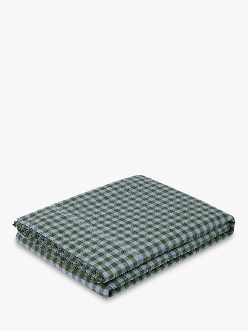 Piglet in Bed Colour Drenched Gingham flat sheet single (British brand)