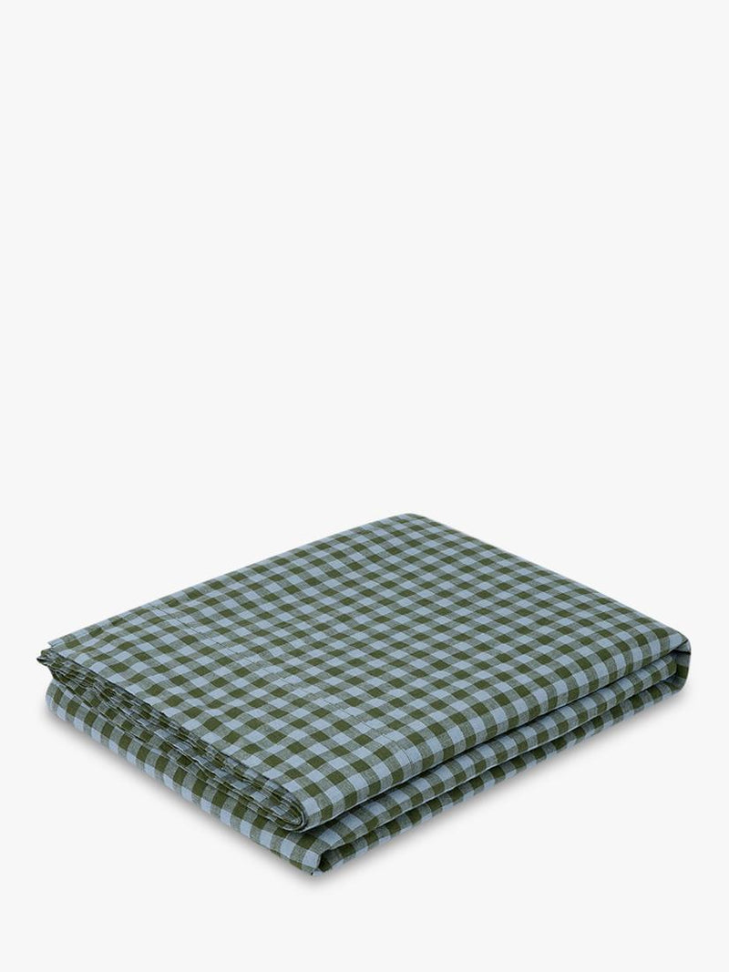 Piglet in Bed Colour Drenched Gingham flat sheet single (British brand)
