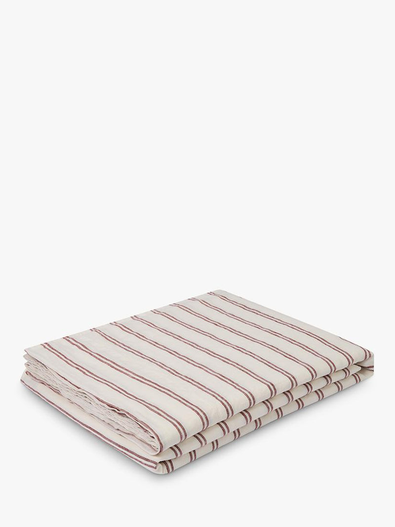 Piglet in Bed Kemptown Stripe flat sheet king size (British brand)