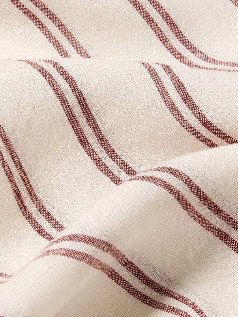 Piglet in Bed Kemptown Stripe flat sheet king size (British brand)