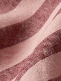 Piglet in Bed Pembroke stripe linen flat sheet (British brand)