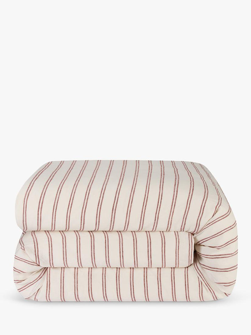 Piglet in Bed Kemptown Stripe linen blend bedding (British brand)