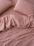 Piglet in Bed Pembroke Stripe Bettwäsche aus Leinenmischung, Doppelbett
