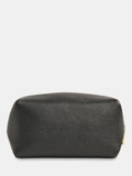 Whistles Ria black leather zip pouch, imported from the UK