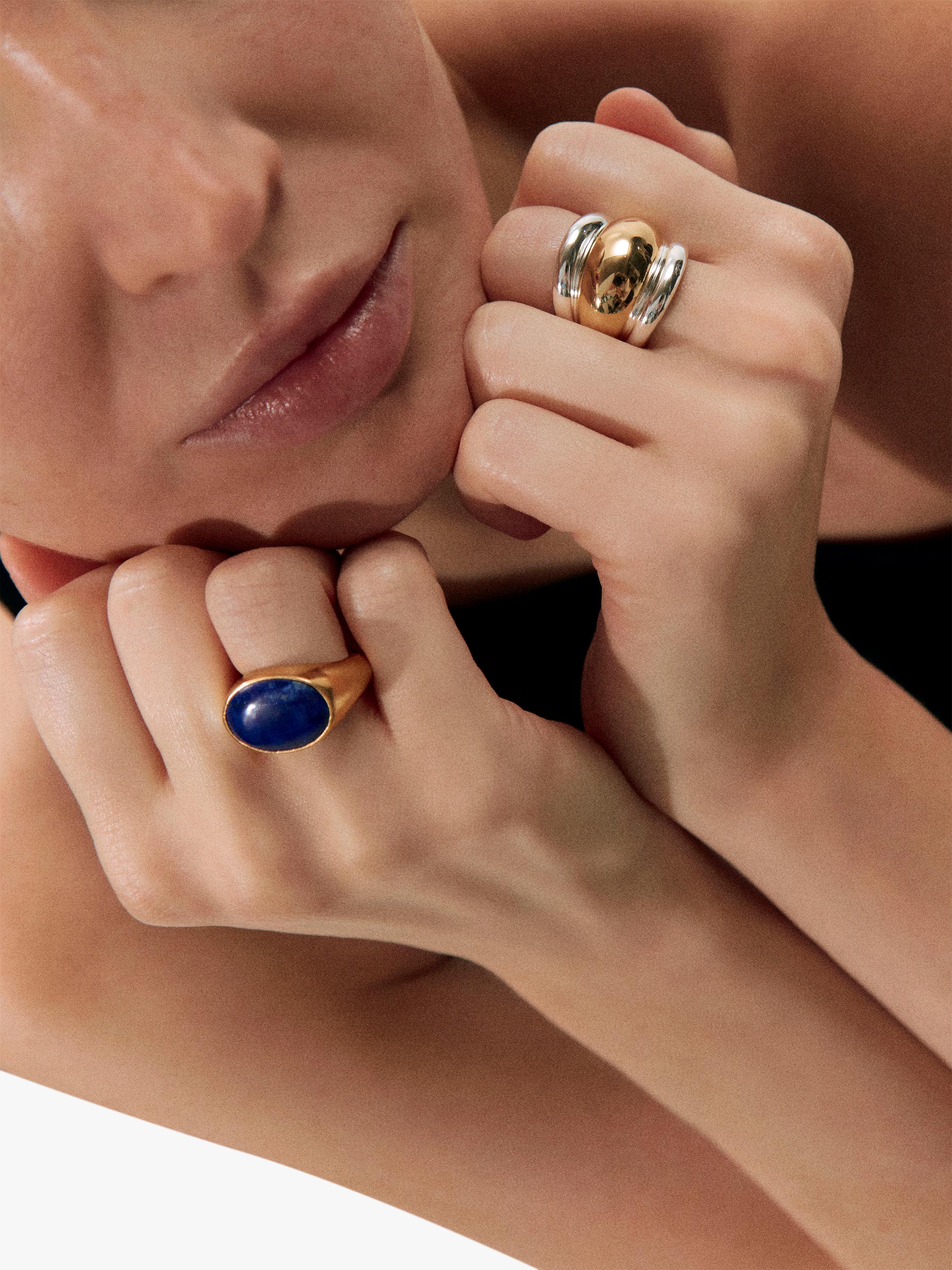 Shyla Serifos lapis stone ring 17.5mm (British brand)