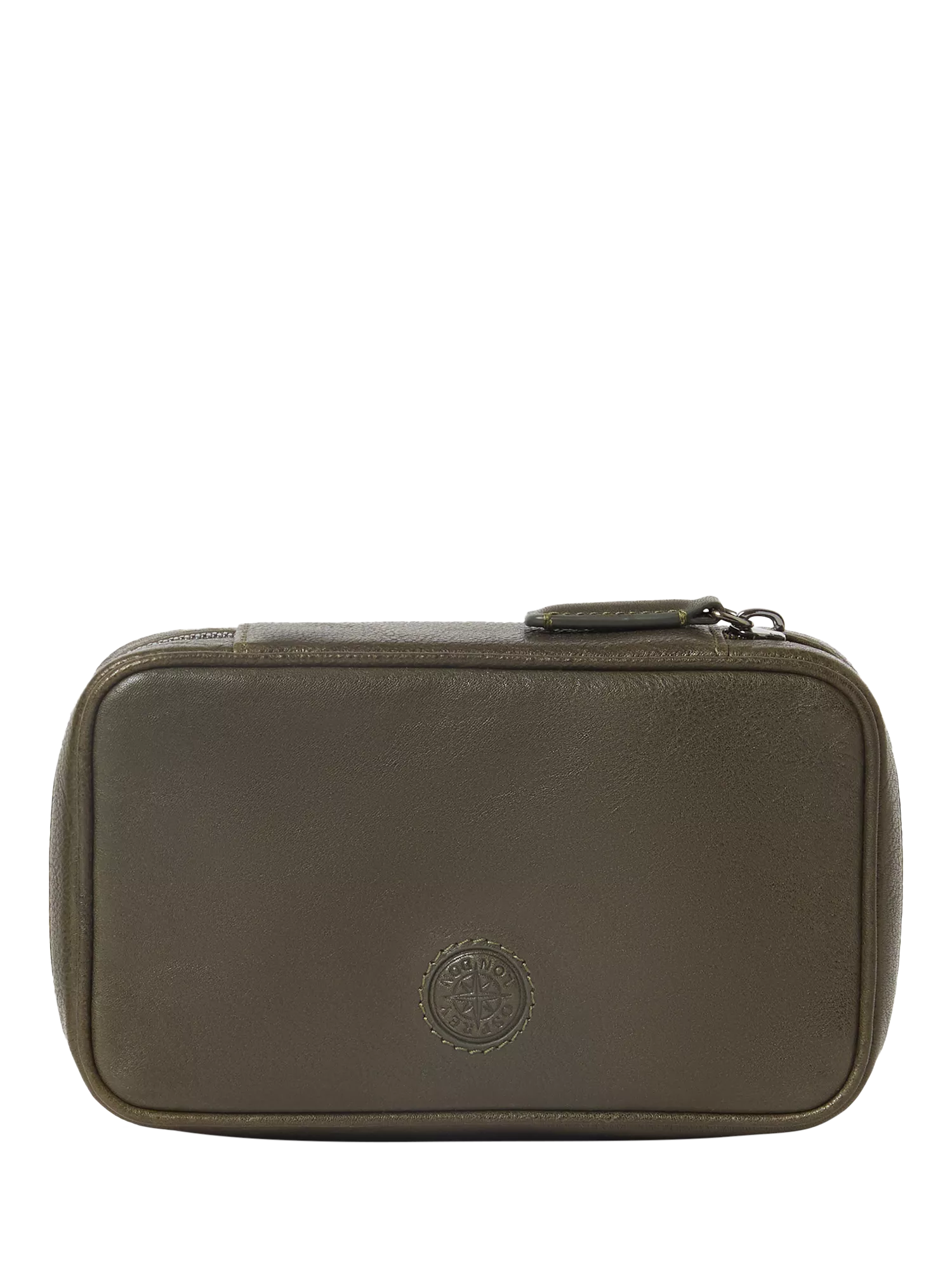 OSPREY LONDON Compass Leather Travel Organiser in Black