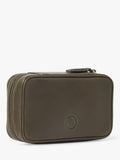 OSPREY LONDON Compass Leather Travel Manager Black, UK version