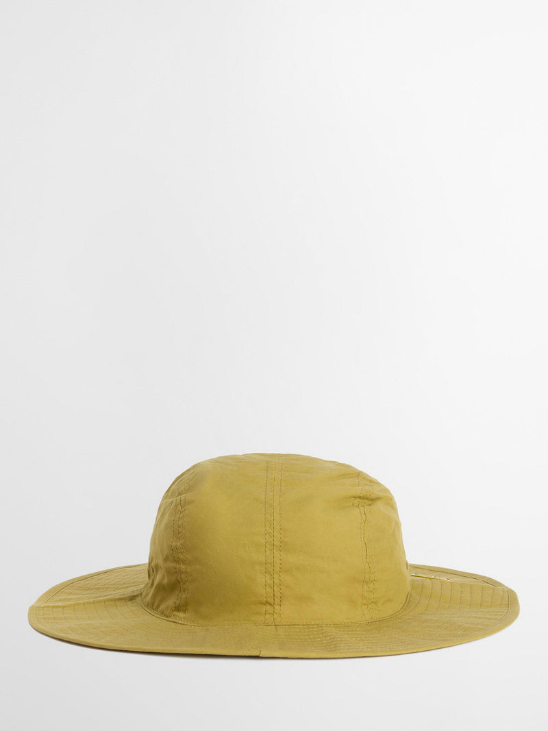 Barbour dry wax cotton bucket hat golden green, UK version
