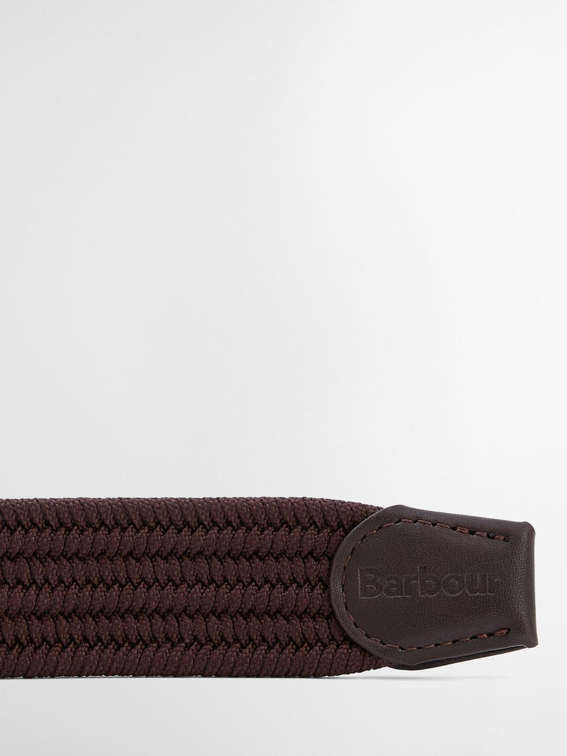 Barbour Nevis webbing belt peppercorn (British brand)