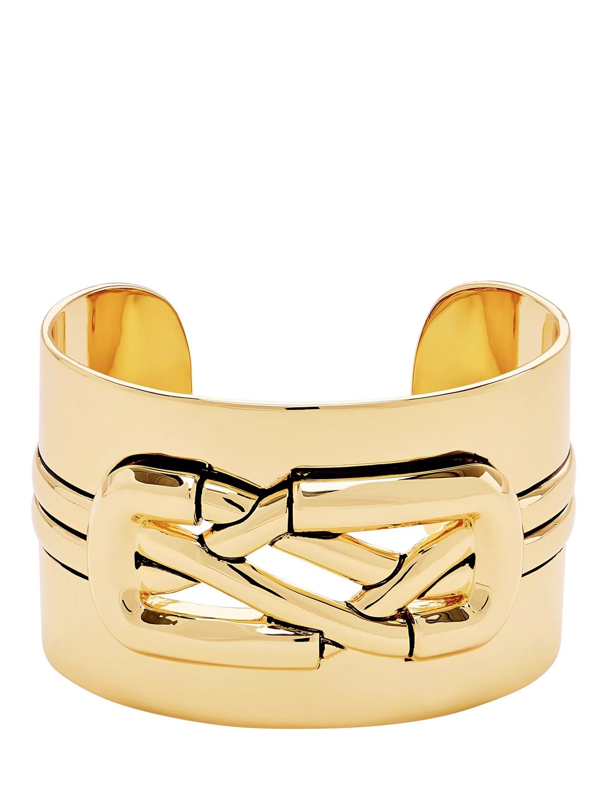 Marc Jacobs Dual Statement Cuff gold brass, imported from the UK