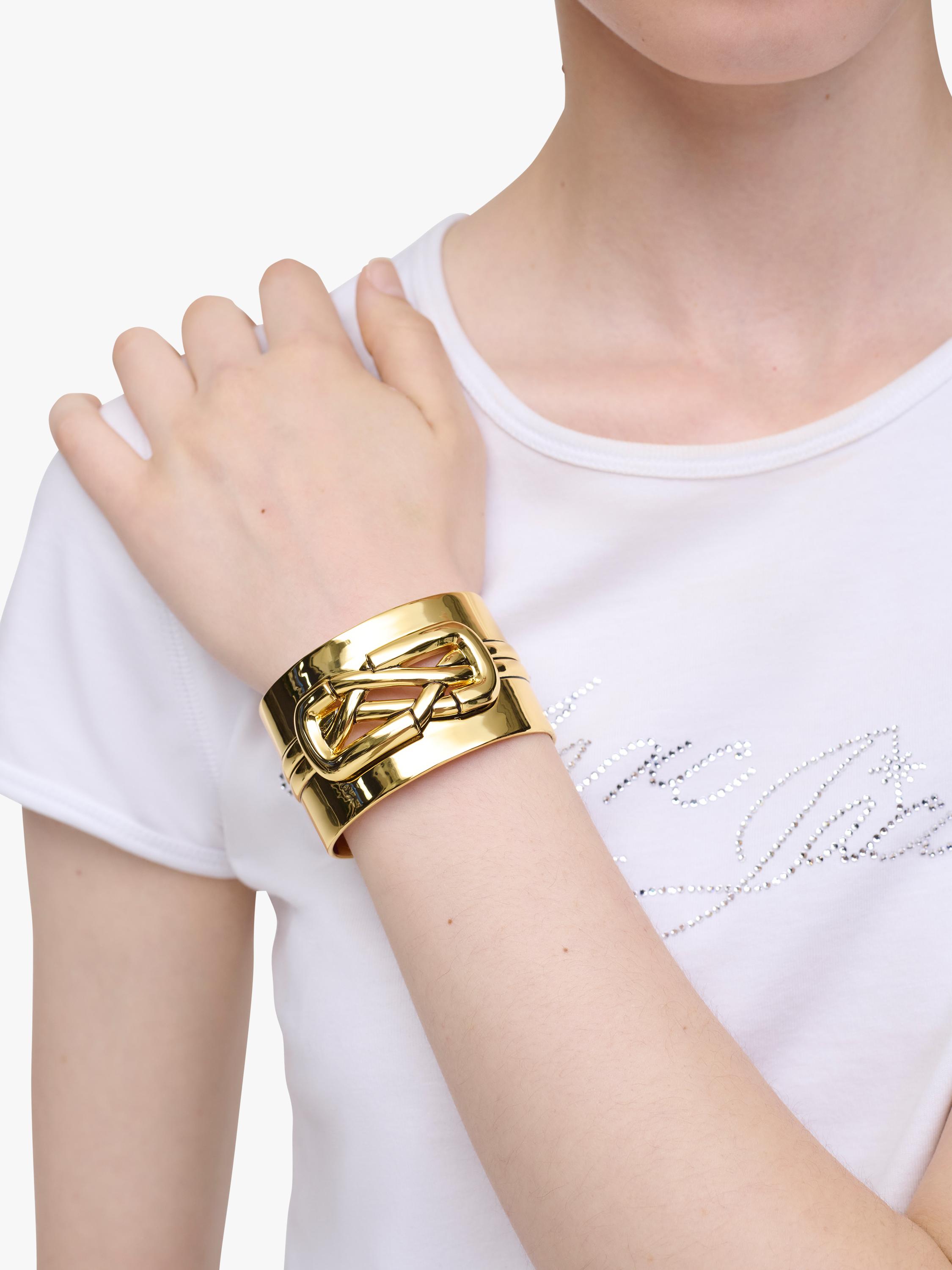 Marc Jacobs Dual Statement Cuff gold brass, imported from the UK
