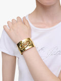 Marc Jacobs Dual Statement Cuff gold brass, imported from the UK
