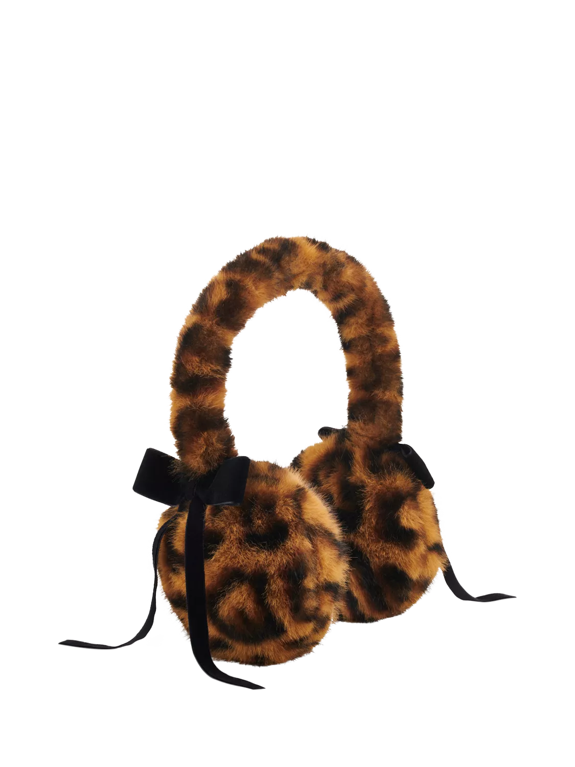 Small Stuff kids' leopard print ear muffs, UK version