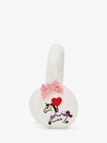Stych kids faux fur unicorn ear muffs white - British product