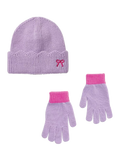 Small Stuff beanie hat and gloves set (British brand)