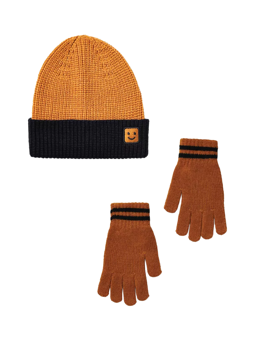 Small Stuff Kids' Knitted Beanie Hat and Gloves Set