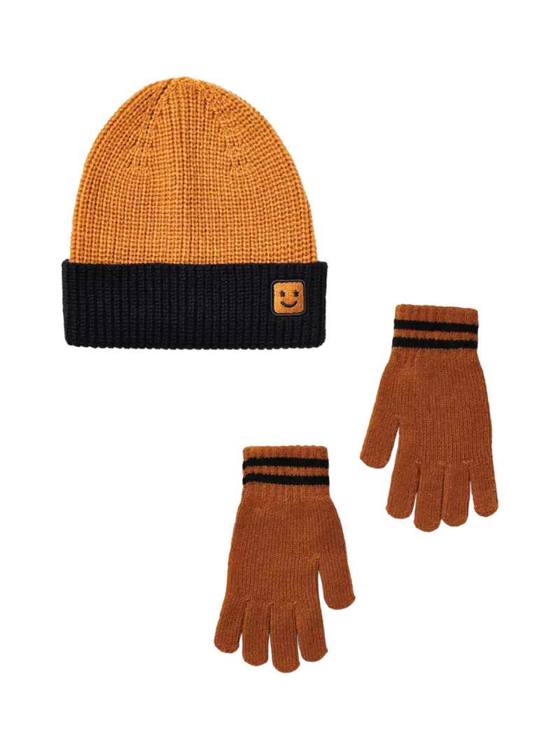 Small Stuff Kids' Knitted Beanie Hat and Gloves Set