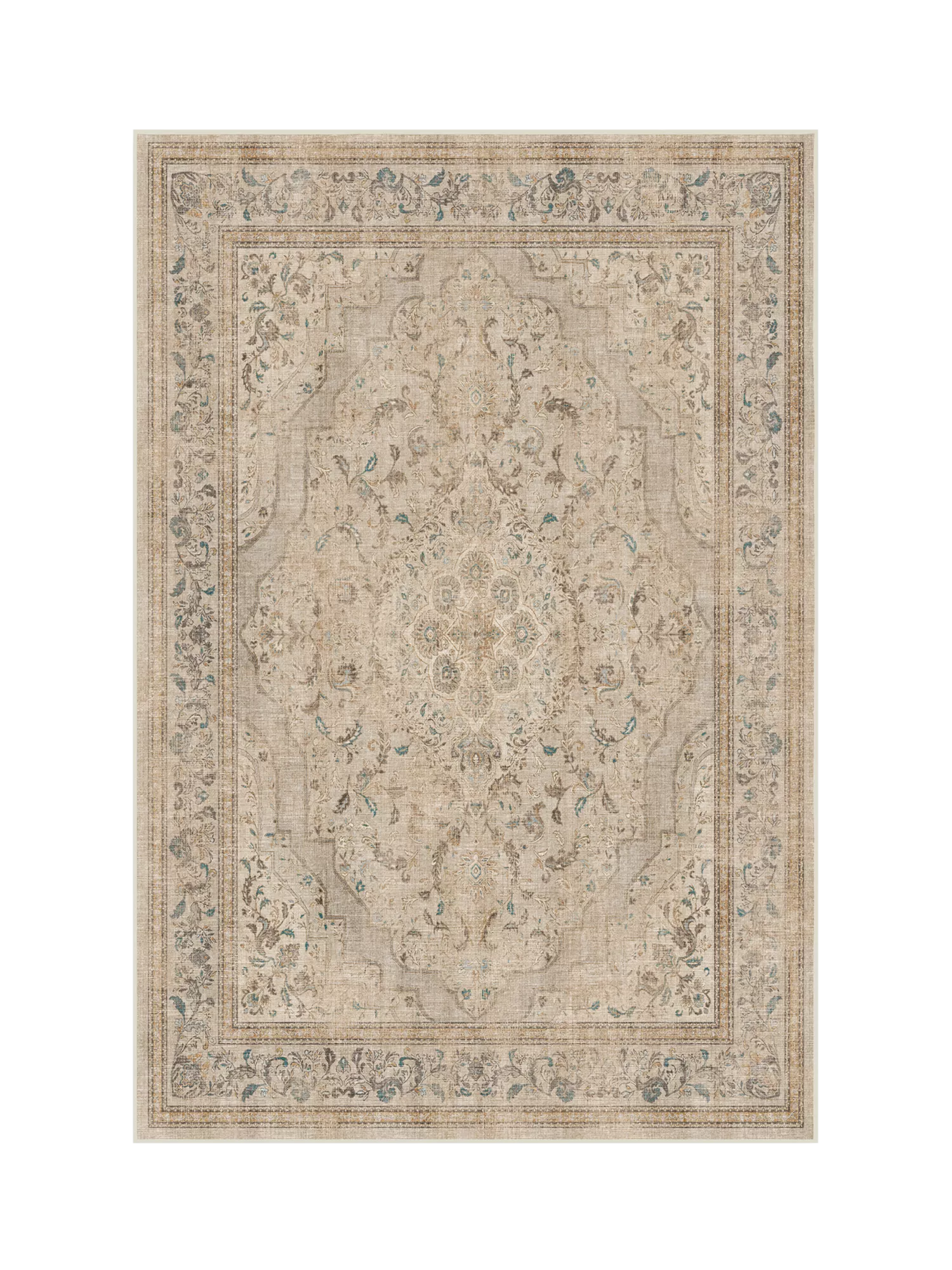 Ruggable Adeline Geometric Machine-Washable Rug 90x60cm