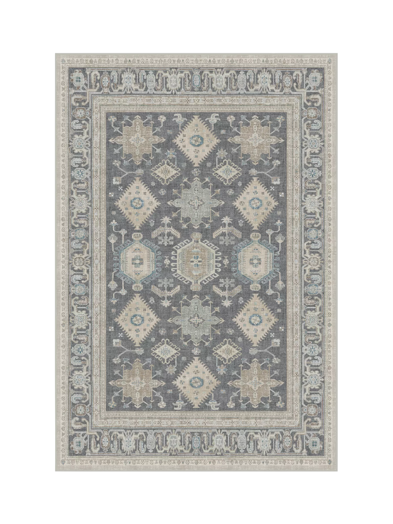 Ruggable Cambria rug geometric pattern 90x60cm, UK version