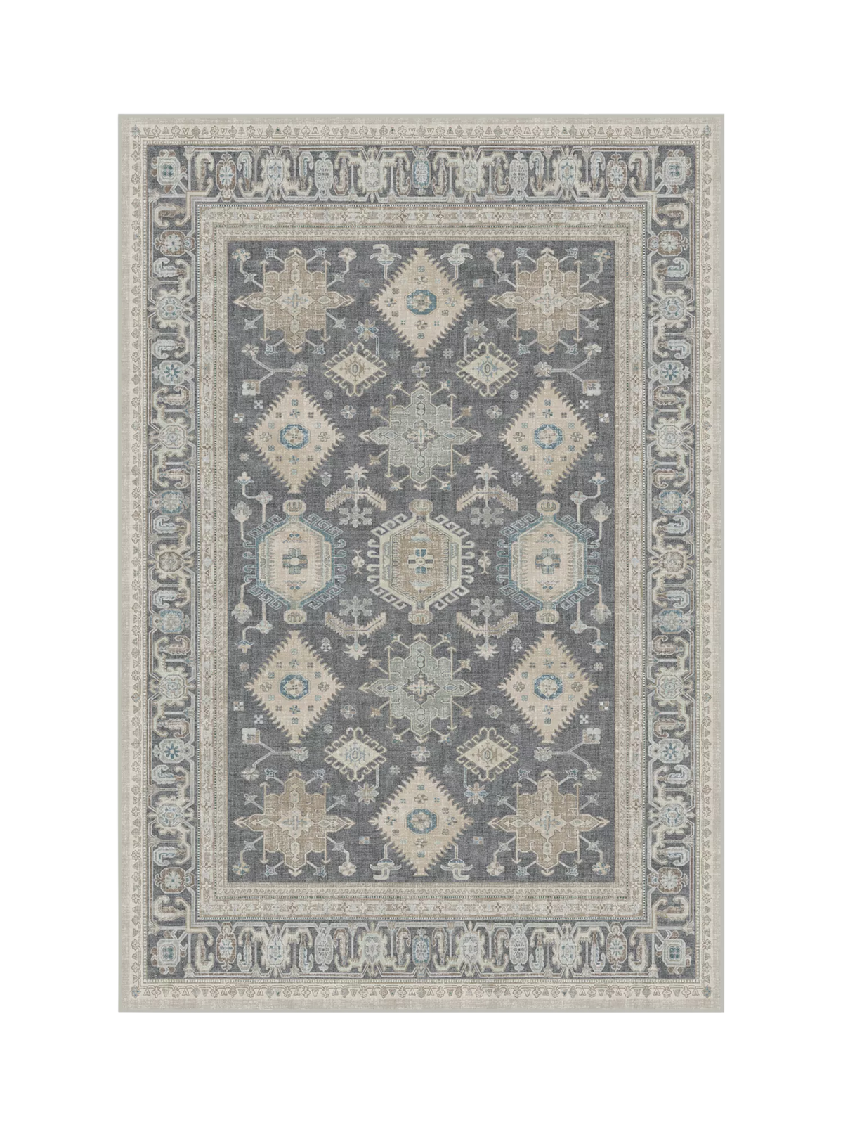 Ruggable Cambria rug geometric pattern 90x60cm, UK version