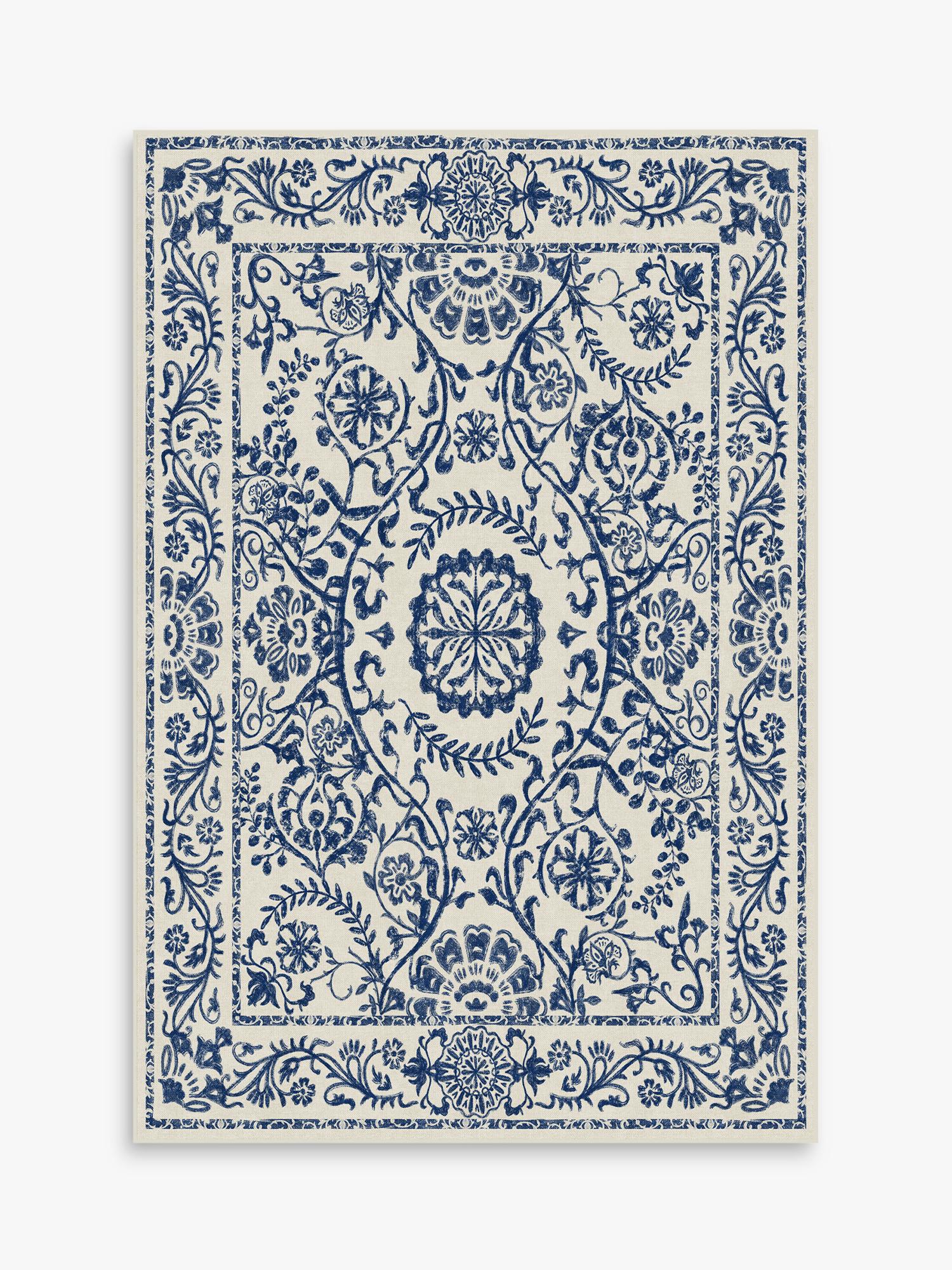 Ruggable Delphina Rug floral medallion design (British brand)