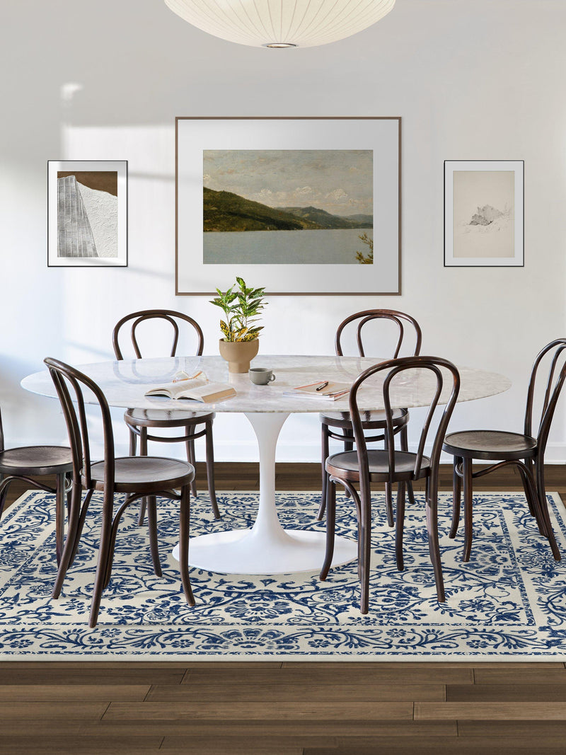 Ruggable Delphina Rug floral medallion design (British brand)
