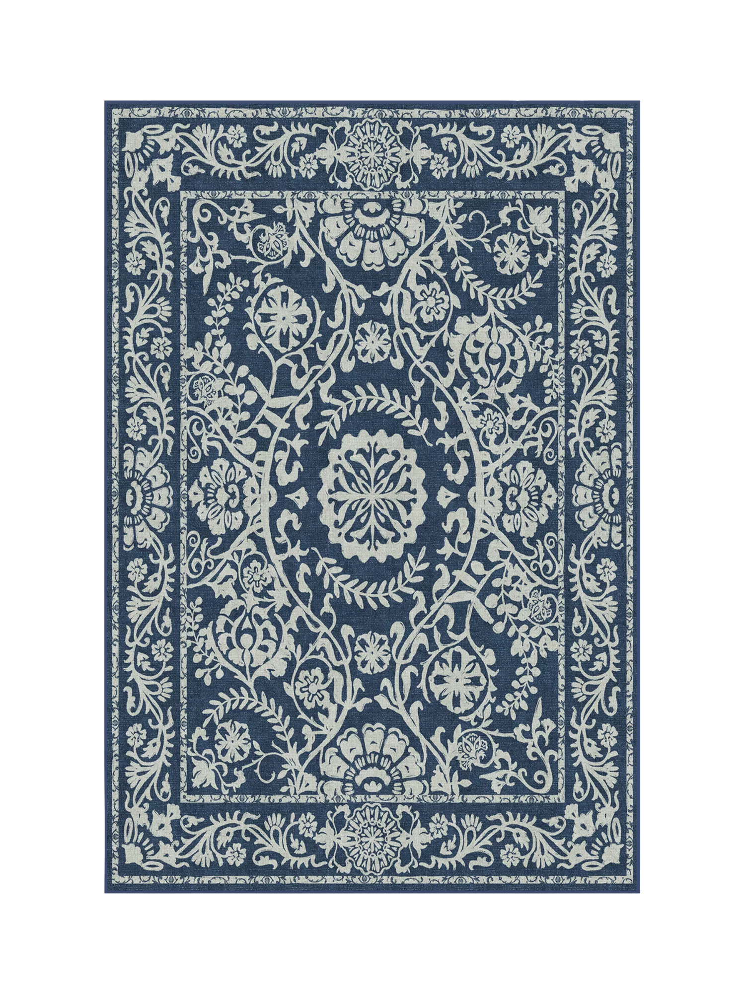 Ruggable Delphina Rug floral medallion design (British brand)