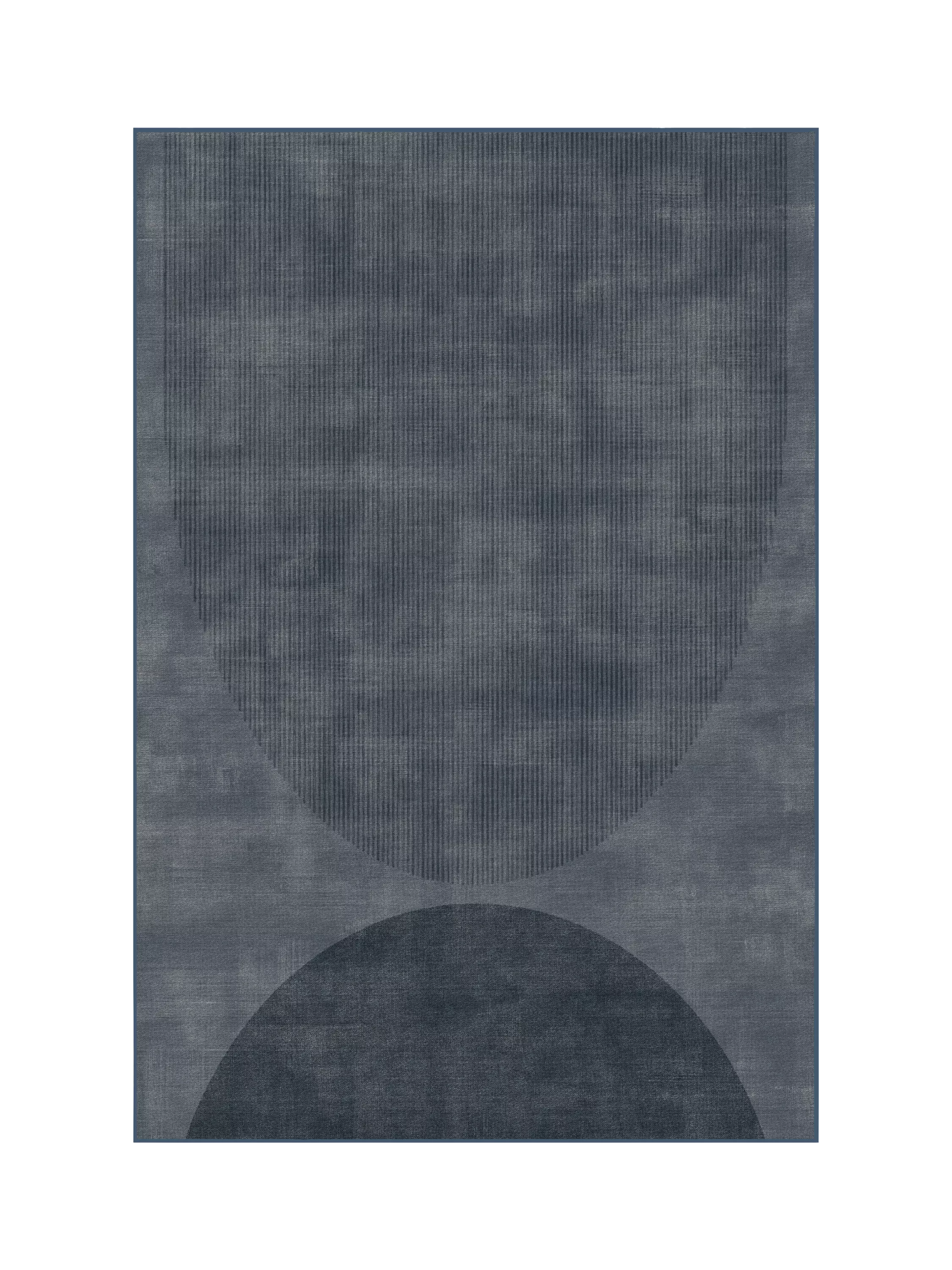 Ruggable Eclipse rug in Navy 90x60cm (British brand)