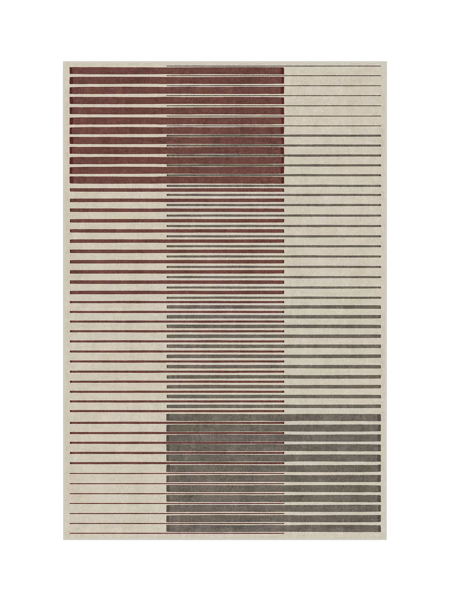 Ruggable Gradasi rectangular rug 185x120cm with ombre pattern, UK version