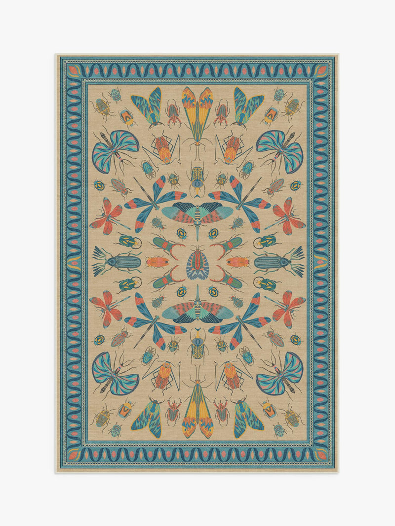 Ruggable Iris Apfel Flutterby rug 90x60cm - British product