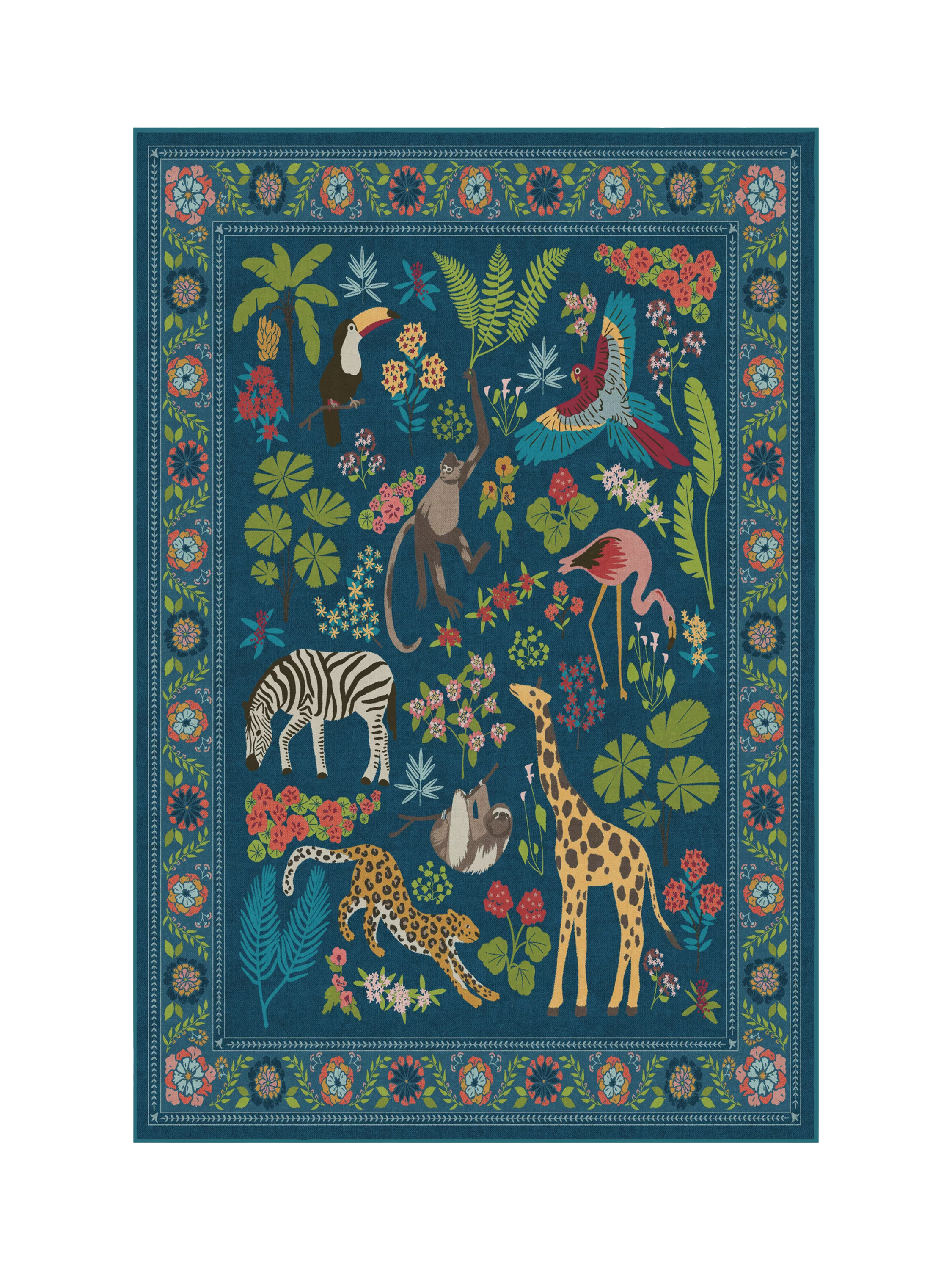 Ruggable Jingle Jungle rug 185x275cm, imported from the UK