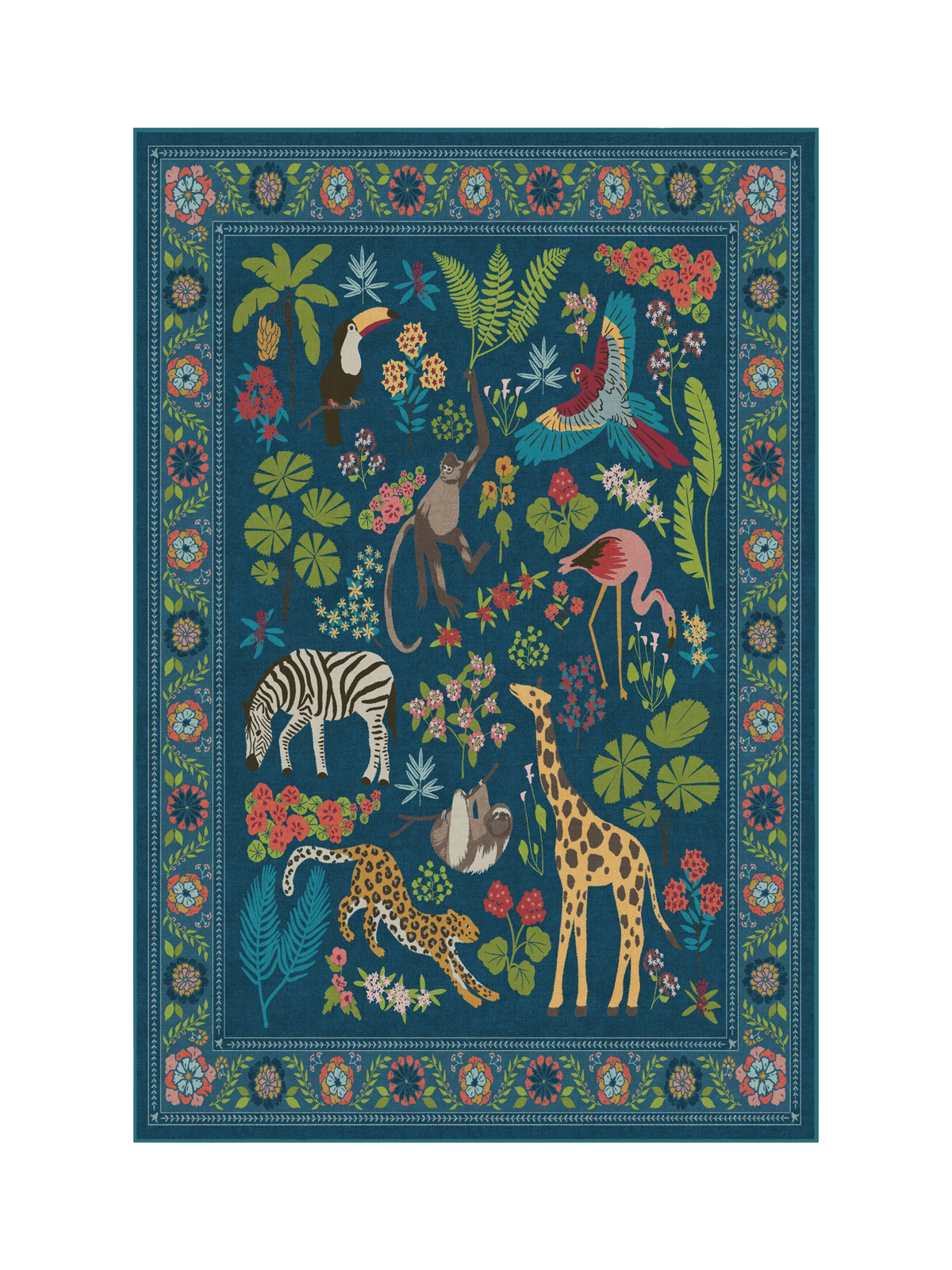 Ruggable Jingle Jungle rug 185x275cm, imported from the UK