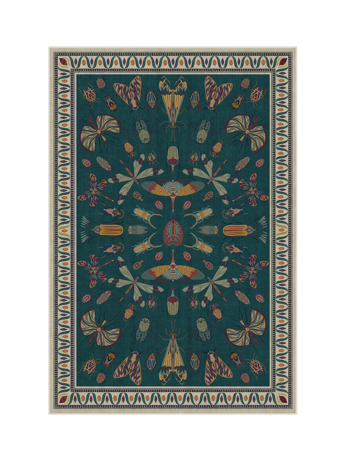 Ruggable Iris Apfel Flutterby rug 90x60cm - British product