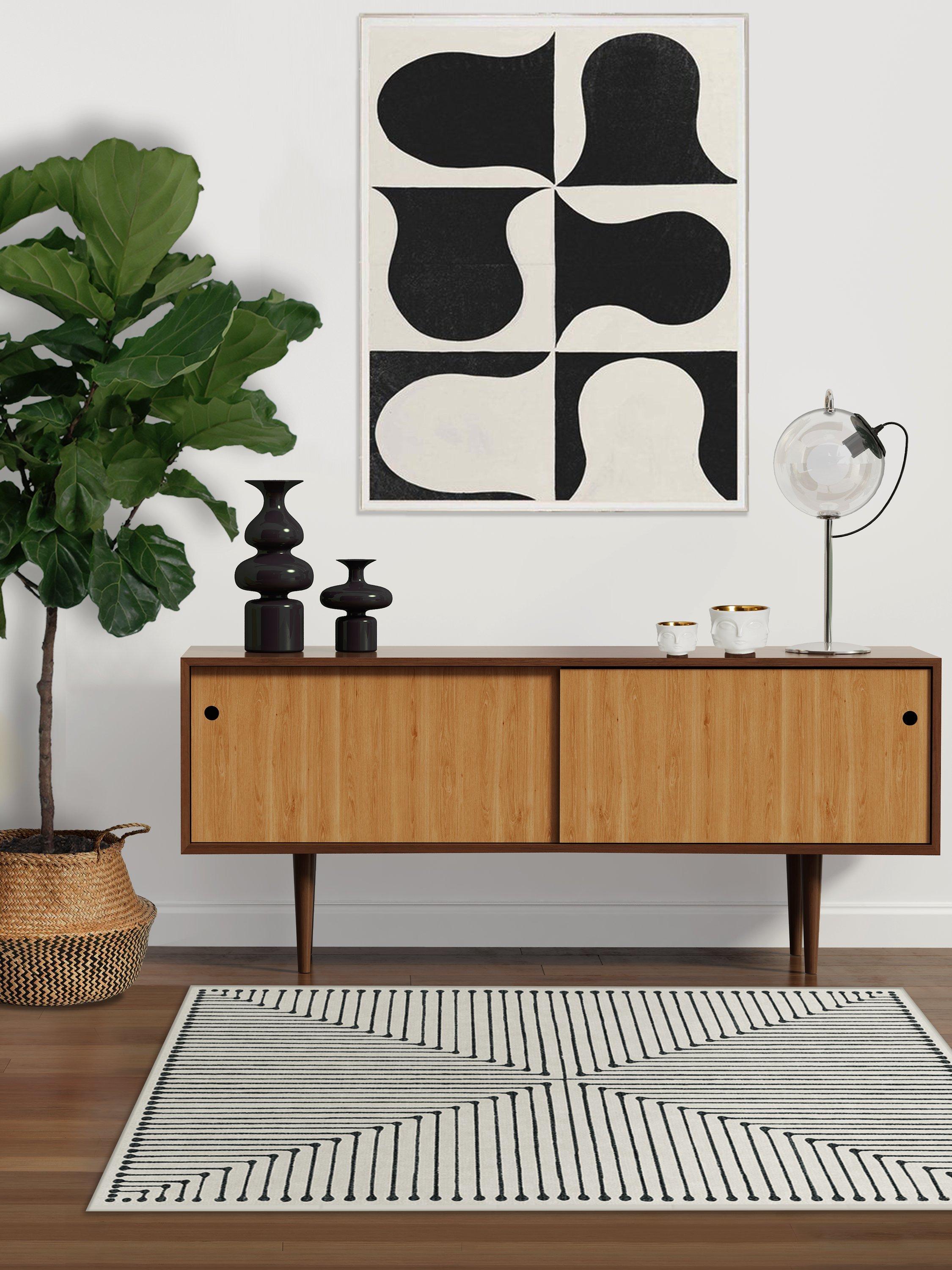 Ruggable Inkdrop rug 90x60cm (British brand)