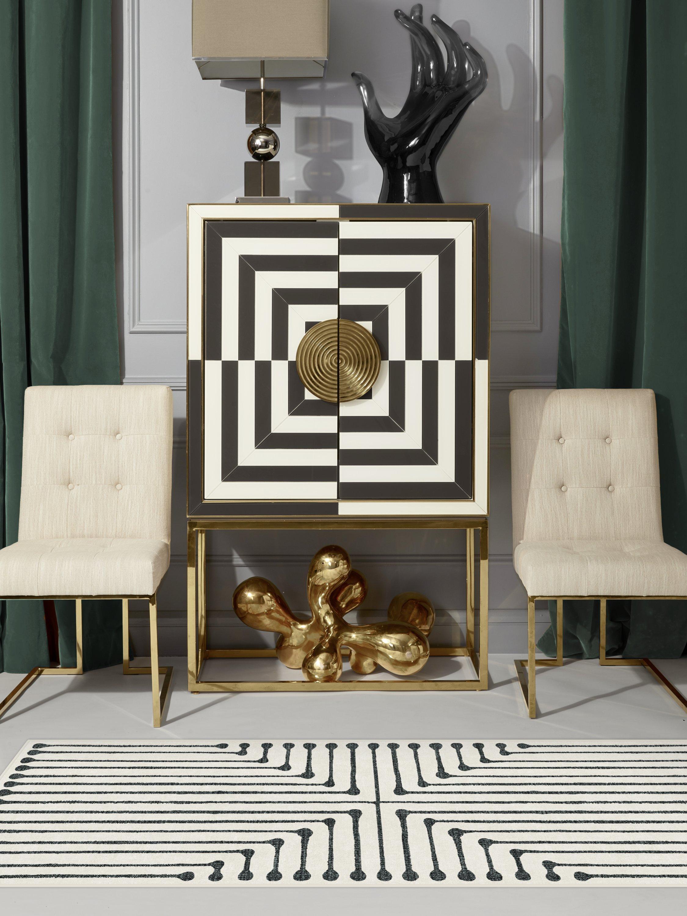 Ruggable Inkdrop rug 90x60cm (British brand)