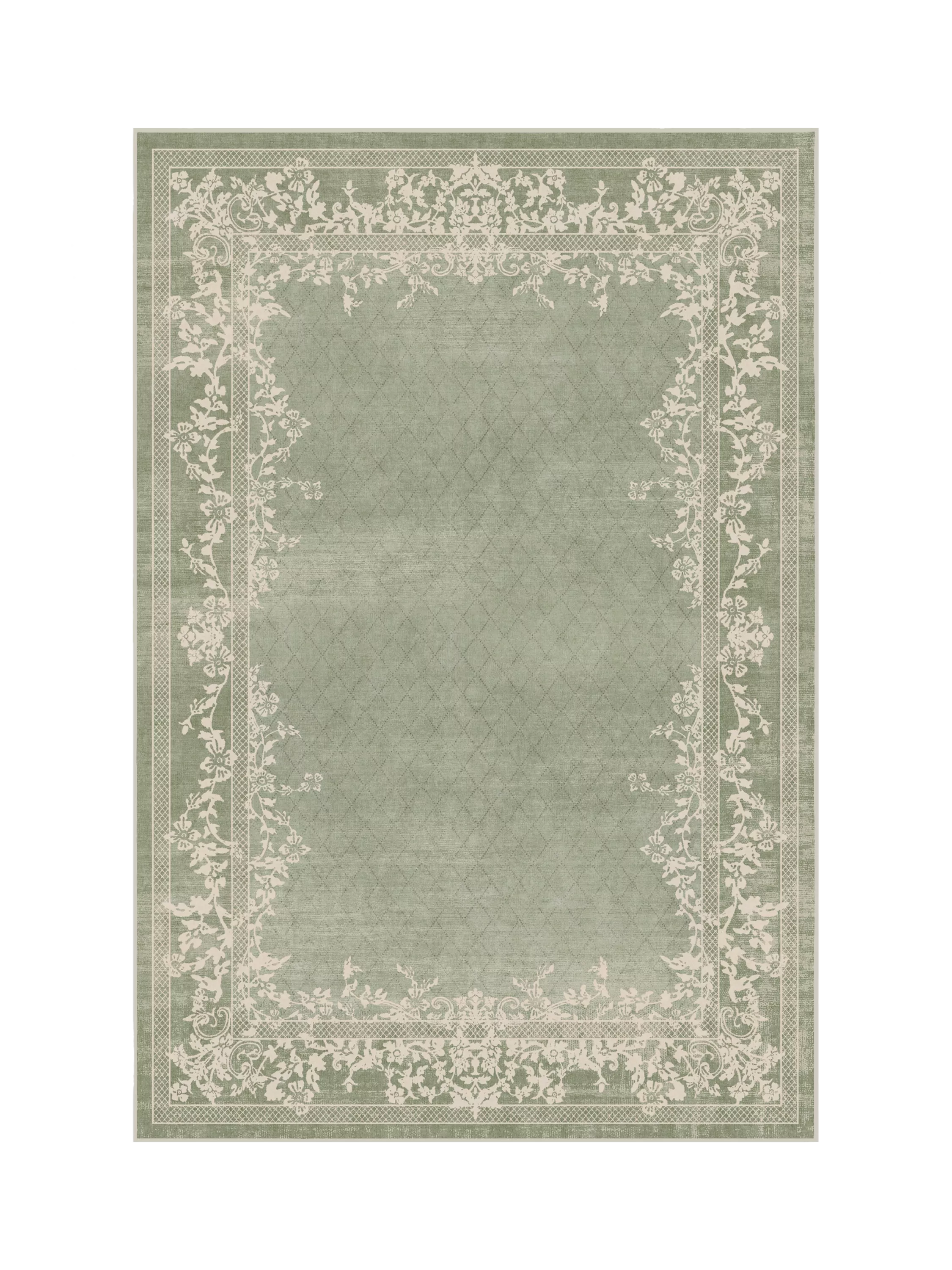 Ruggable Juliet Rug Floral Rectangular Washable Rug 90x60cm