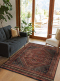 Ruggable Kaden rug Amber Red 90x60cm, imported from the UK