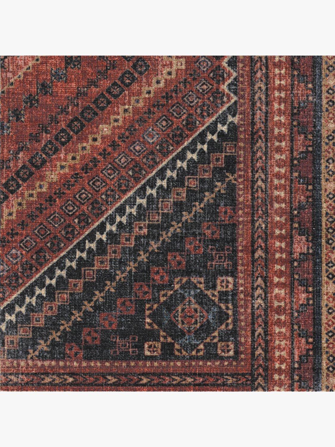 Ruggable Kaden rug Amber Red 90x60cm, imported from the UK